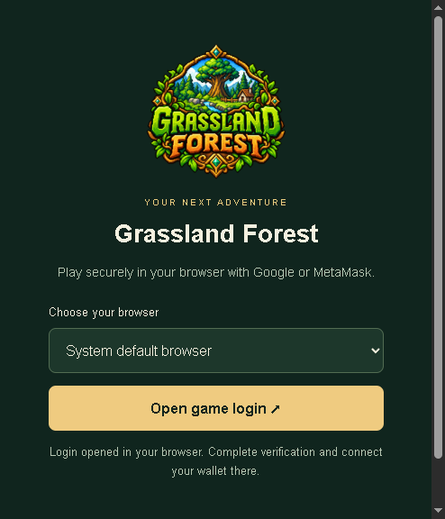 The desktop launcher offers a saved-session check and access to the sign-in flow.